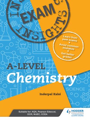 cover image of Exam Insights for A-level Chemistry